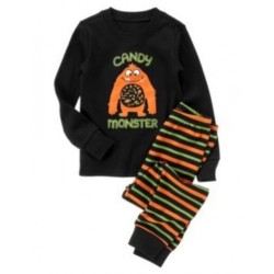 SLEEPWEAR BLACK CANDY MONSTER  2pc PAJAMAS 12 18 24 2T 3 4 5 10 NWT