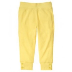 MERRY & BRIGHT YELLOW CROP THERMAL LEGGINGS 3 4 5 6 7 8 9 12 NWT