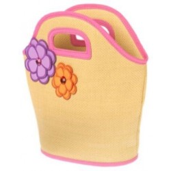 PRETTY POSIES FLOWER STRAW TOTE HANDBAG 3 4 5 6 NWT