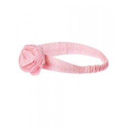 EGG HUNT PINK ROSETTE FRUFFLE HEADBAND NWT