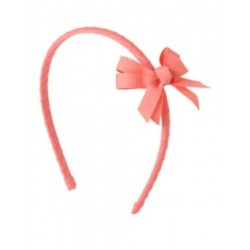 ANIMAL PARTY NEON ORANGE BOW HEADBAND NWT-OT